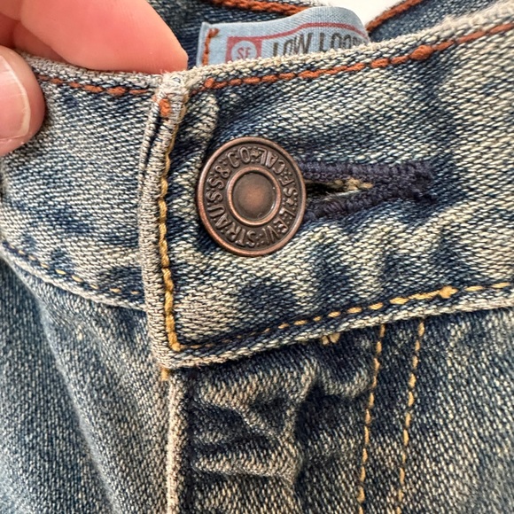 Mens Levi’s Low Loose Boot Jeans - Picture 4 of 9